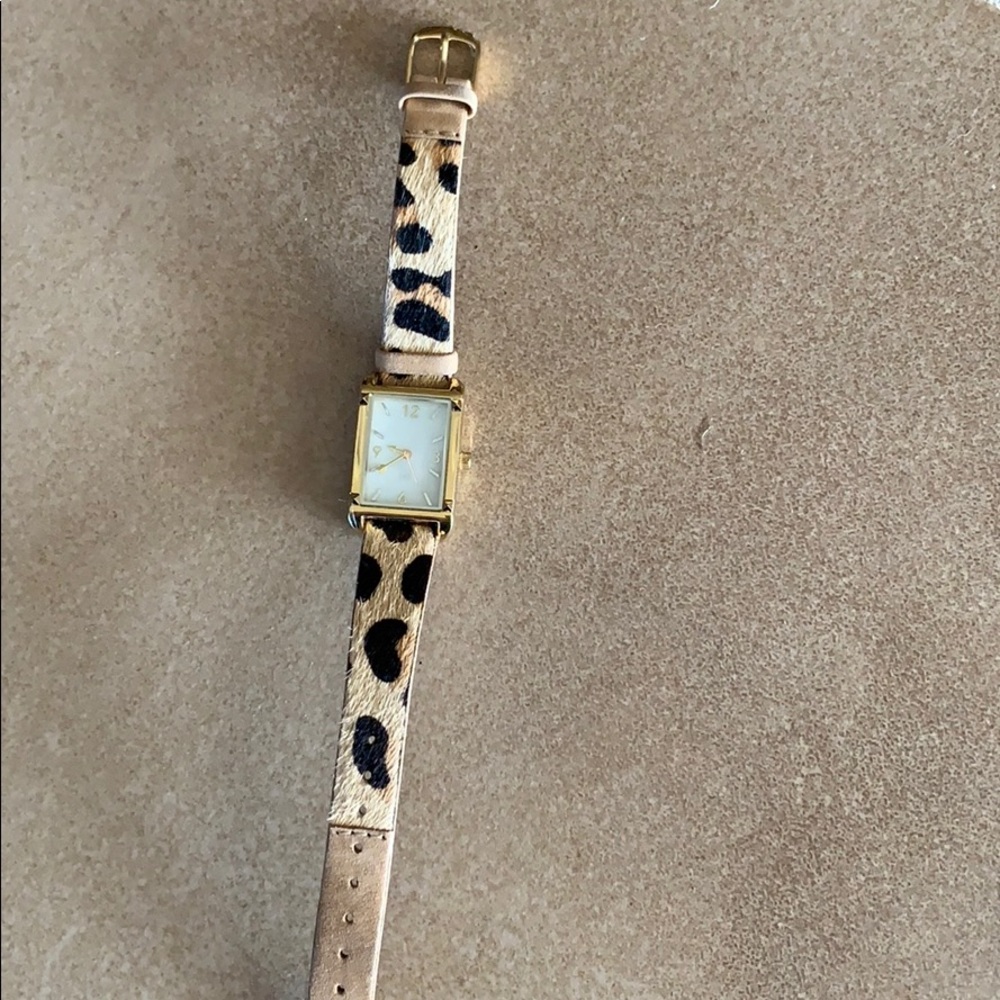 Stella and Dot leopard watch